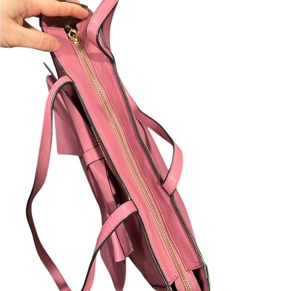 Karl Lagerfeld purple plum Big Bow Shoulder Purse | Karl Lagerfeld Bag - Picture 12 of 14